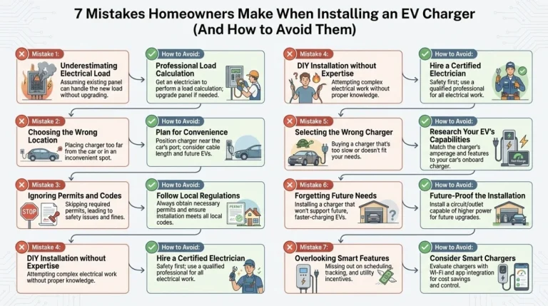 7 Mistakes Homeowners Make When Installing an EV Charger (And How to Avoid Them)