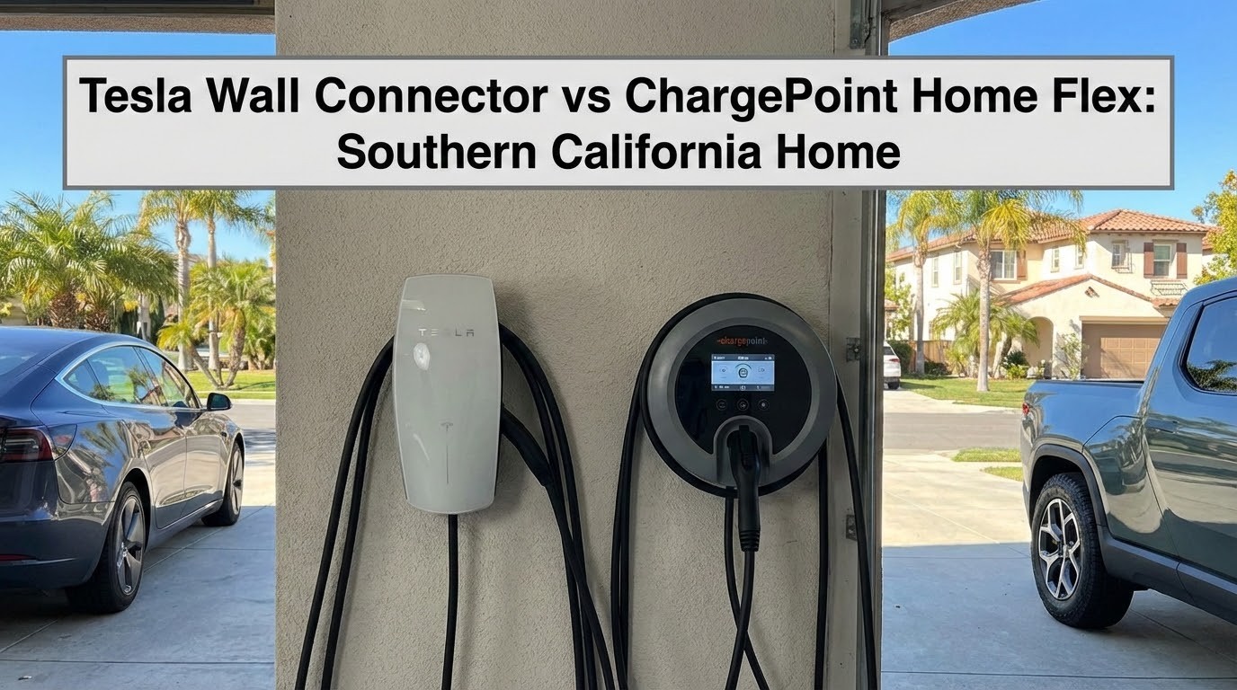 Tesla Wall Connector vs ChargePoint Home Flex